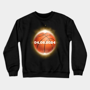 Lispe Eclipse of Sun by College Basketball 04.08.2024 Crewneck Sweatshirt